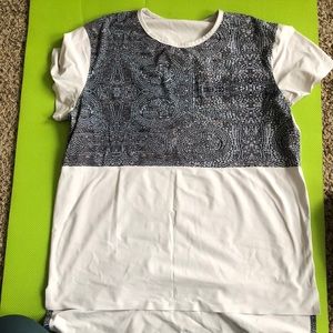 Light grey lululemon T-shirt size 6